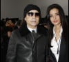 Jean-Luc Delarue et son épouse Anissa Khel – people au défilé Dior hommes à Paris en janvier 2012
