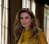 Portrait officiel de la reine Rania de Jordanie pour son anniversaire (52 ans) à Amman réalisé le 23 août 2022. La reine est née un 31 août. 