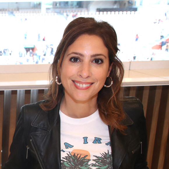 Léa Salamé au déjeuner de la finale Messieurs de France Télévision (jour 15) sur la terrasse de France Télévision lors des Internationaux de France de Tennis de Roland Garros 2022 à Paris, France © Bertrand Rindoff/Bestimage