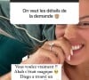 Iris Mittenaere face à ses abonnés sur Instagram dimanche 28 août.