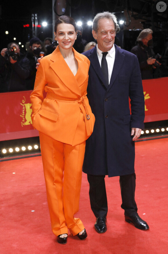 Vincent Lindon, Juliette Binoche - Tapis rouge de la première du film "Avec amour et acharnement" lors de la 72ème édition du festival international du film de Berlin le 12 février 2022.