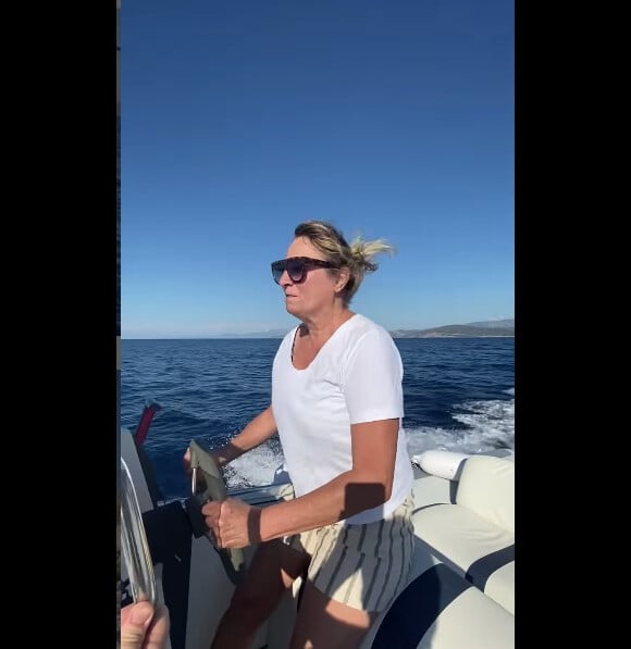 Christine Bravo s'éclate en Corse. Instagram. Le 29 août 2022.