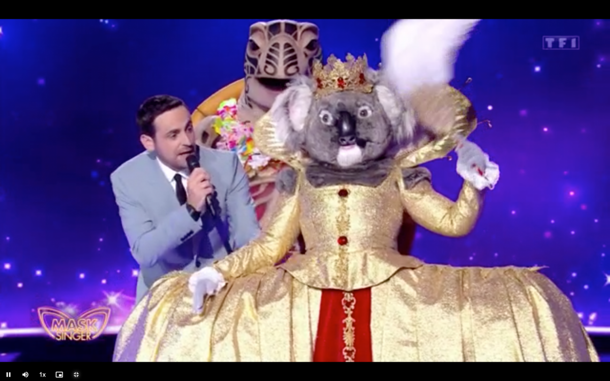 Photo Le koala dans "Mask Singer" sur TF1 Purepeople