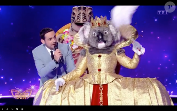 Le koala dans "Mask Singer" sur TF1