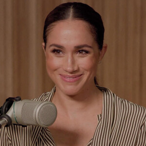 Meghan Markle réalise le premier épisode de son podcast "Archetypes" portant sur S.Williams. Los Angeles.