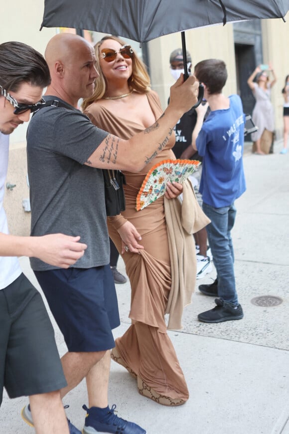 Mariah Carey et son compagnon Bryan Tanaka à New York, le 27 août 2022.
