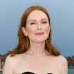 Julianne Moore subjugue à la Mostra de Venise, une présidente renversante en robe bustier