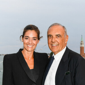 Giulia Rosmarini, Alberto Barbera, directeur de la Mostra - People lors de la soirée Party Variety à la 79ème édition du festival international du film de Venise, la Mostra le 30 août 2022. 