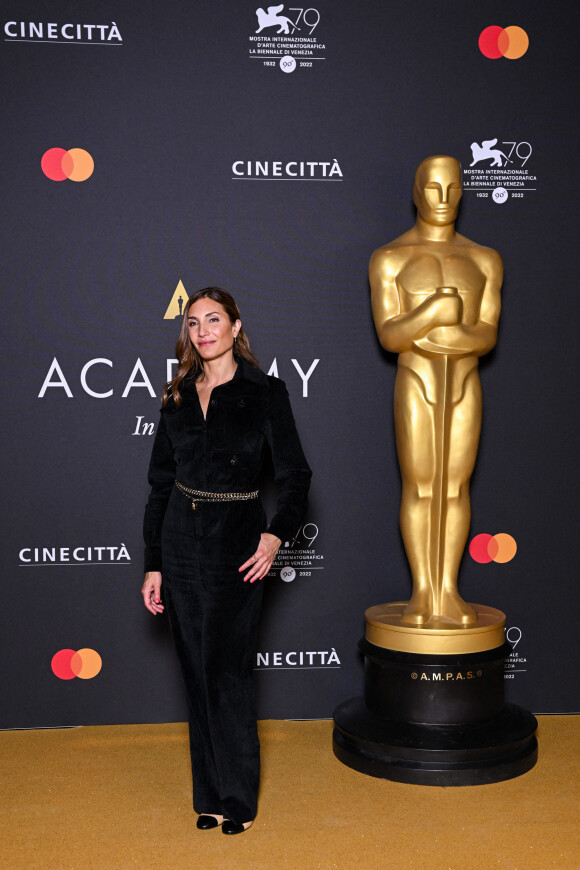 Audrey Diwan - Photocall lors du cocktail Academy of Motion Picture of Arts and Sciences lors de la 79ème édition du festival international du film de Venise, la Mostra le 30 août 2022. 