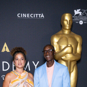 Bridgid Coulter, Don Cheadle - Photocall lors du cocktail Academy of Motion Picture of Arts and Sciences lors de la 79ème édition du festival international du film de Venise, la Mostra le 30 août 2022. 