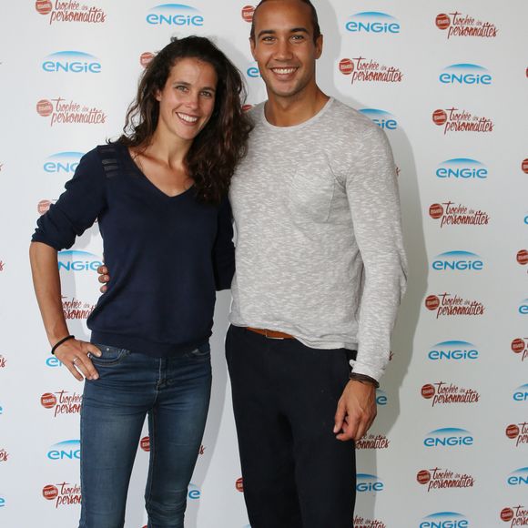 Clémence Castel et Laurent Maistret - 26e édition du Trophée des personnalités en marge des Internationaux de Tennis de Roland Garros à Paris. Le 8 juin 2018. © Denis Guignebourg / Bestimage