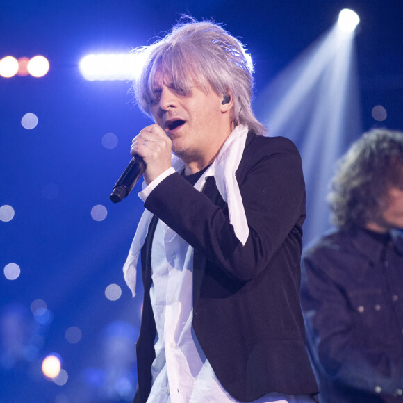 Exclusif - Nicola Sirkis - Enregistrement de l'émission "Symphonie pour la vie, Spéciale Pièces Jaunes" aux Folies Grüss à Paris, diffusée le 4 février sur France 3. Le 12 janvier 2022