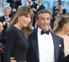 Sylvester Stallone avec sa femme Jennifer Flavin et leur fille Sistine Rose lors de la montée des marches de la cérémonie de clôture du Festival International du Film de Cannes. © Denis Guignebourg/Bestimage 