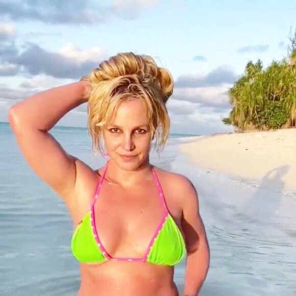 Britney Spears sur Instagram pendant sa lune de miel à Hawaï.