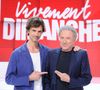 Exclusif - David Jarre et Michel Drucker - Enregistrement de l'émission "Vivement Dimanche" au Studio Gabriel à Paris, présentée par M.Drucker et diffusée le sur France 3 © Guillaume Gaffiot / Bestimage 