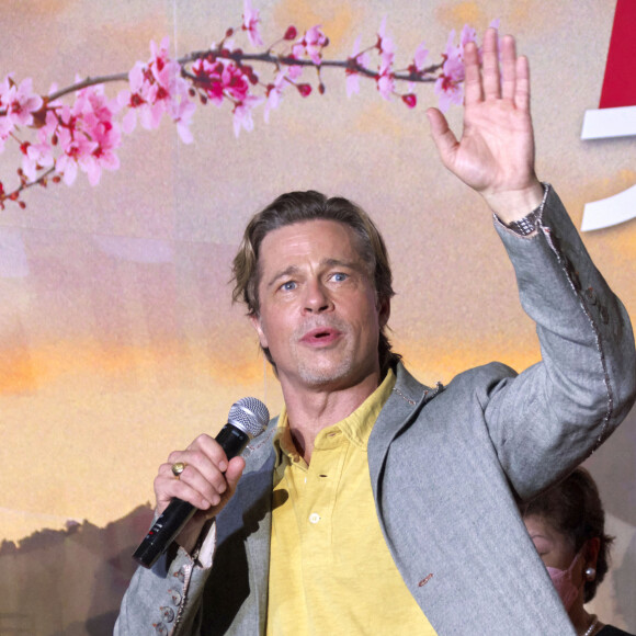 Brad Pitt - Première du film "Bullet Train" à Kyoto (Japon), le 23 août 2022. 