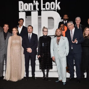 Jennifer Lawrence, Leonardo DiCaprio, Meryl Streep, Jonah Hill and Adam McKay - Les célébrités arrivent à la première de "Don't Look Up" (Netflix) à New York, le 5 décembre 2021. 