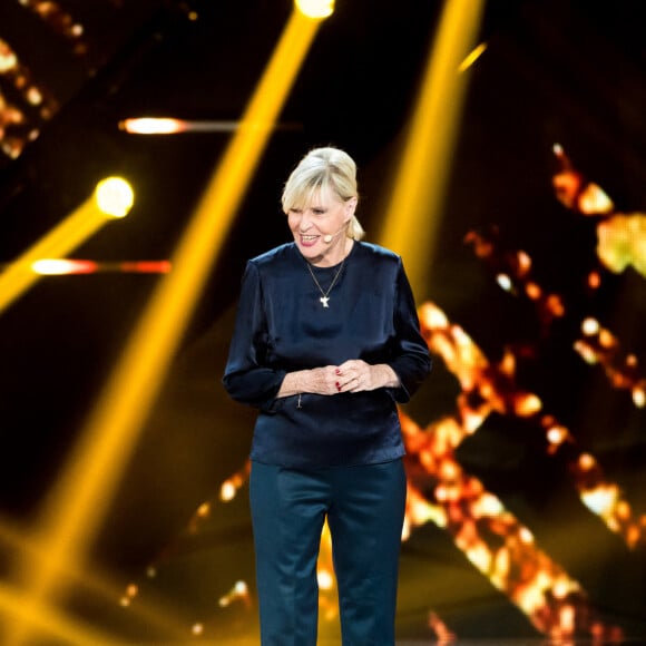 Exclusif - Chantal Ladesou - Enregistrement de l'émission "Les comiques préférés des français, les 30 femmes les plus drôles" à la Seine Musicale à Paris, diffusée le 8 janvier 2022 sur France 2. Le 11 octobre 2021 © Tiziano Da Silva / Bestimage