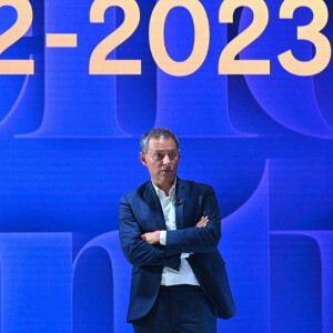 Marc-Olivier Fogiel - Conférence de rentrée 2022/2023 BFM TV à Paris le 6 septembre 2022. © Coadic Guirec/Bestimage