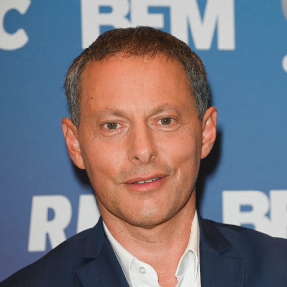 Marc-Olivier Fogiel - Conférence de rentrée BFM TV à Paris. © Coadic Guirec/Bestimage