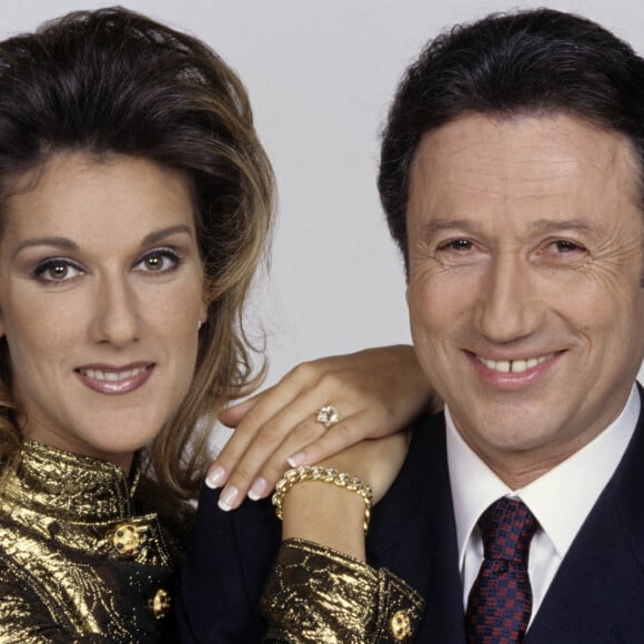 Archives - Céline Dion et Michel Drucker sur le plateau de l'émission "Faites la fête à la Saint-Sylvestre"