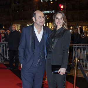 Kad Merad et sa compagne Julia Vignali - Arrivées au dîner de la 44ème cérémonie des César au Fouquet's à Paris. Le 22 février 2019 © Borde-Jacovides / Bestimage