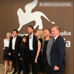 Story d'Amanda Sthers à Venise le 8 septembre 2022 pour la présentation du documentaire Bonnie qu'elle a produit en collaboration avec son ex-mari Patrick Bruel.