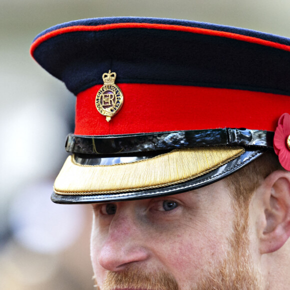 Le prince Harry, duc de Sussex, assiste au 91ème 'Remembrance Day', une cérémonie d'hommage à tous ceux qui sont battus pour la Grande-Bretagne, à Westminster Abbey, le 7 novembre 2019. 