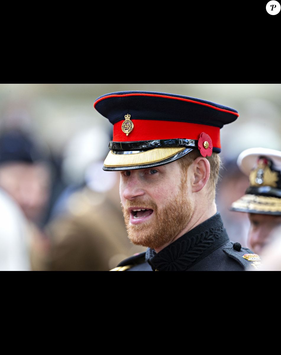 Le prince Harry, duc de Sussex, assiste au 91ème 'Remembrance Day', une cérémonie d'hommage à tous ceux qui sont battus pour la Grande-Bretagne, à Westminster Abbey, le 7 novembre 2019.