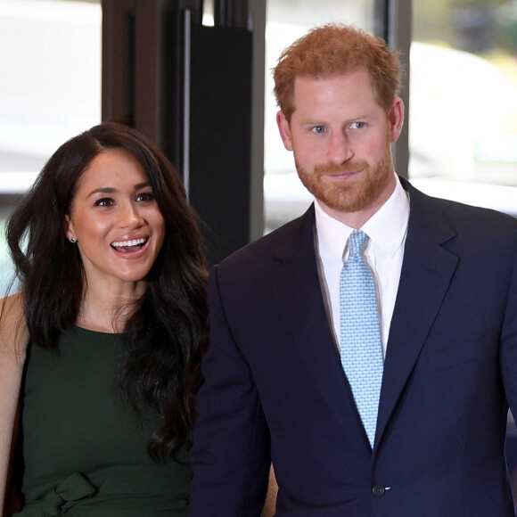 Le prince Harry, duc de Sussex, et Meghan Markle, duchesse de Sussex, arrivent à la cérémonie des WellChild Awards à Londres le 15 octobre 2019. 