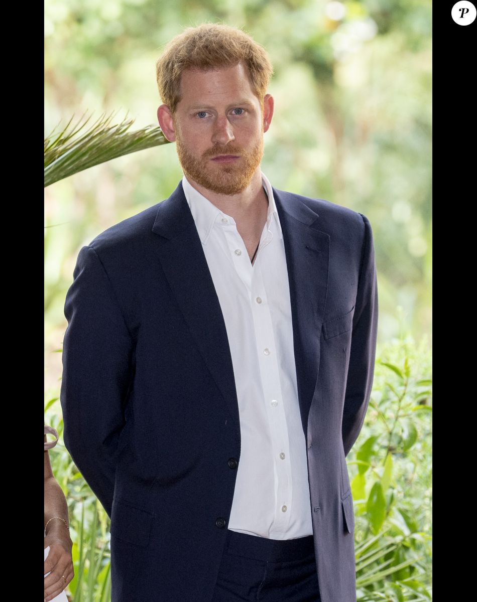 Le prince Harry, duc de Sussex lors d'une réception à Johannesburg
