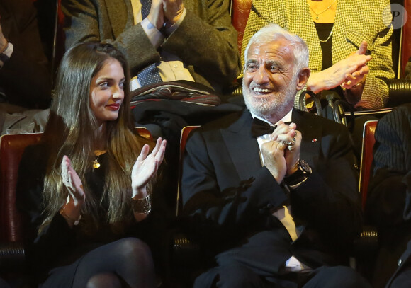 Exclusif - Annabelle Belmondo, Jean Paul Belmondo - 52eme Gala de l'union des artistes au Cirque d'hiver a Paris le 19 novembre 2013.  