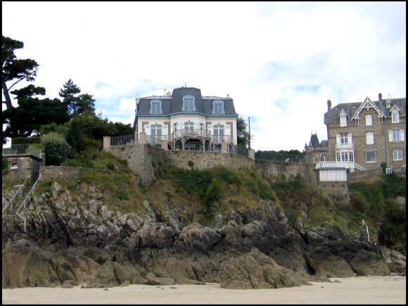 La propriété de Nicolas Hulot à Saint-Lunaire en Bretagne