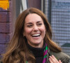 Catherine Kate Middleton, duchesse de Cambridge lors d'une visite aux scouts à Alexandra Park pour leur campagne PromiseToThePlanet des scouts à Glasgow en marge de la COP26 le 1er novembre 2021. 