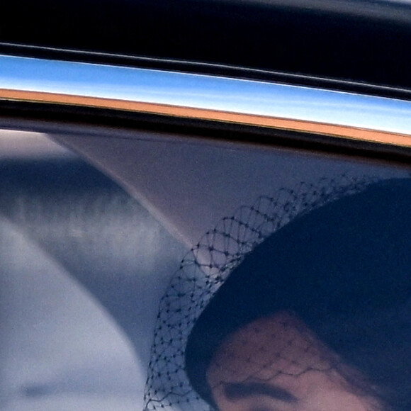 Meghan Markle - Procession organisée en l'honneur d'Elizabeth II, déplacée du palais de Buckingham jusqu'à Westminster Hall. Le 14 septembre 2022.