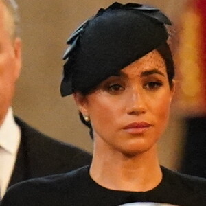 Le prince Edward, comte de Wessex, le prince de Galles William, le prince Harry, duc de Sussex, le prince Andrew, duc d'York - Intérieur - Procession cérémonielle du cercueil de la reine Elisabeth II du palais de Buckingham à Westminster Hall à Londres. Le 14 septembre 2022