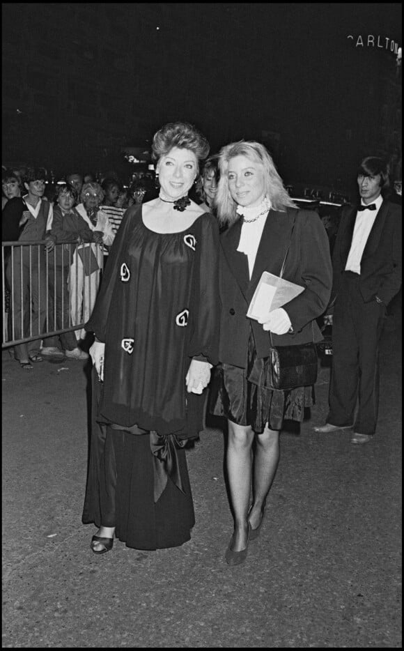 Marthe Mercadier et sa fille Véronique au Festival de Cannes en 1982