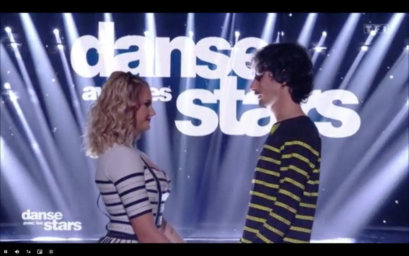 Théo Fernandez et Alizée Bois dans "Danse avec les stars".