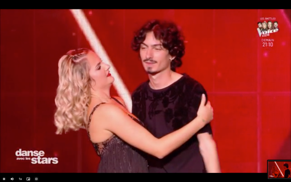 Théo Fernandez et Alizée Bois dans "Danse avec les stars".
