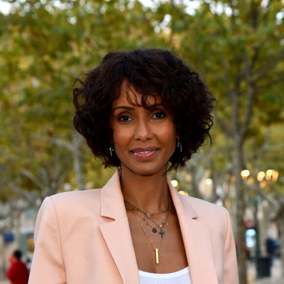 Sonia Rolland durant la soirée d'ouverture des 23èmes Rencontres internationales du cinéma des antipodes à Saint Tropez, le 13 octobre 2021. © Bruno Bebert / Bestimage