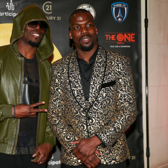 Florentin Pogba (Footballeur) et Mathias Pogba (Footballeur et fondateur association Golden Score) - Dîner de lancement de l'association "Golden Score" à l'hôtel Shangri-La à Paris, qui a pour but d’aider à la reconversion des sportifs de haut niveau. Le 20 mars 2022 © Kevin Domas / Panoramic / Bestimage