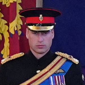 Le prince William, prince de Galles - Veillée des petits-enfants de la reine Elizabeth II au Westminster Hall à Londres, Royaume Uni