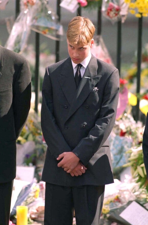 Prince William aux obsèques de Lady Diana le 5 septembre 1997 à Londres