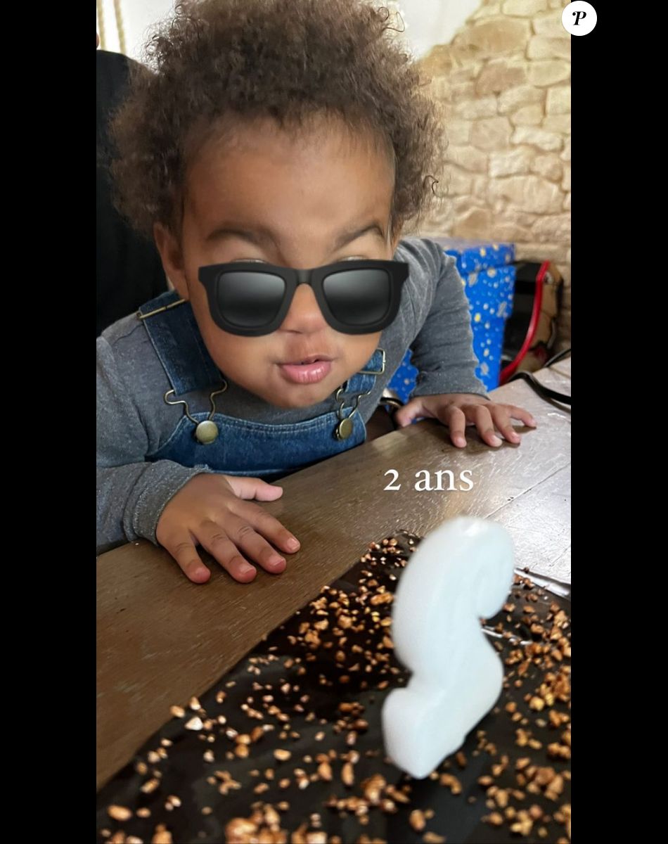 Black M et Léa Djadja fête l'anniversaire de leur fille Sinaa. Le 20 septembre 2022.