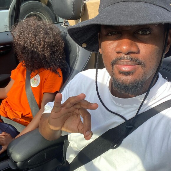 Black M et son fils Isaac. Instagram. Le 5 septembre 2022.