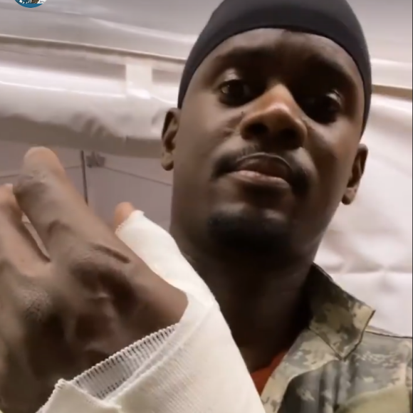 Black M révèle s'être blessé sur le tournage de la saison 2 de "District Z" - Instagram.