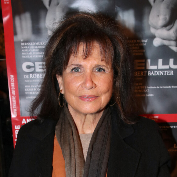 Exclusif - Anne Sinclair  - Générale de la pièce de théâtre "Cellule 107" au théâtre Antoine dans le cadre de la 5e édition des "Paroles Citoyennes" à Paris le 3 Avril 2022. © Bertrand Rindoff/Bestimage