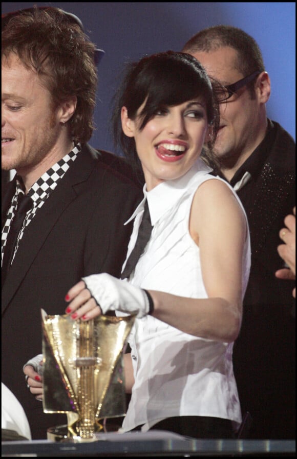 Jennifer Ayache lors des Victoires de la musique 2007