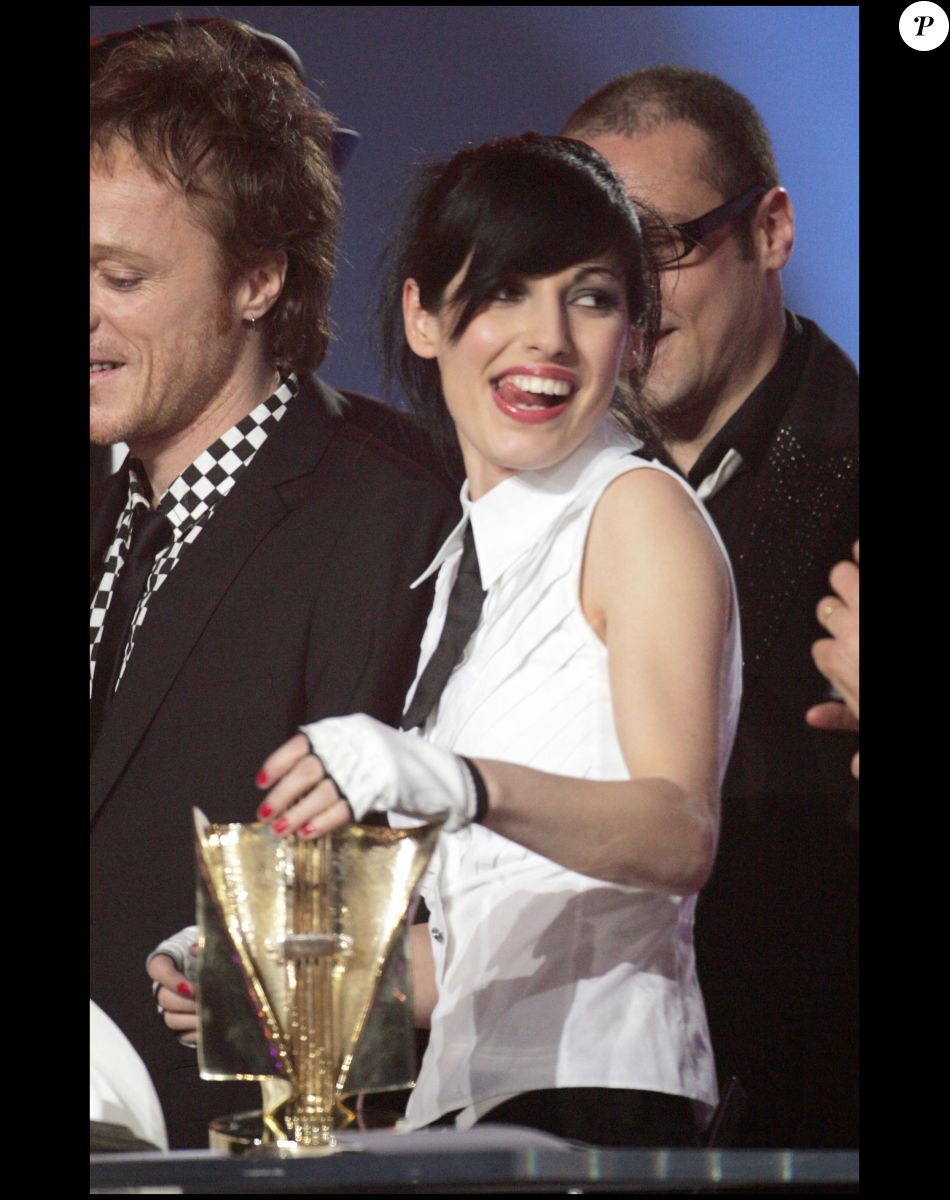Jennifer Ayache lors des Victoires de la musique 2007
