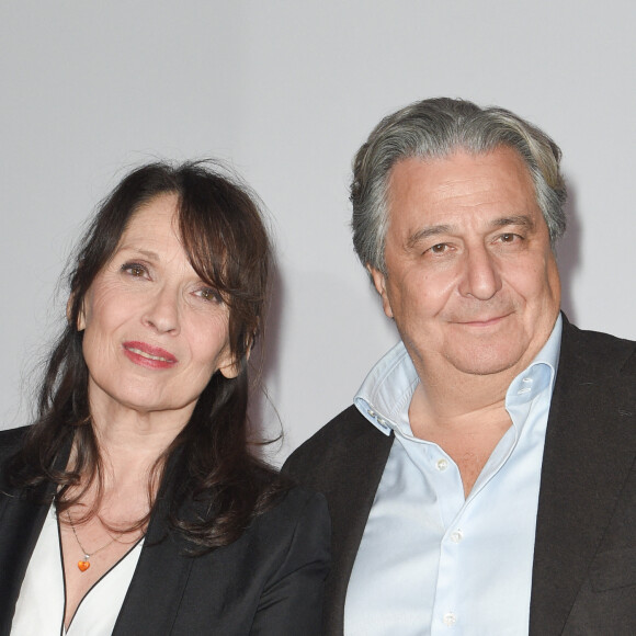 Chantal Lauby et Christian Clavier - Avant-première du film "Qu'est-ce qu'on a encore fait au Bon Dieu ?" au cinéma Le Grand Rex à Paris, le 14 janvier 2019. © Coadic Guirec/Bestimage 